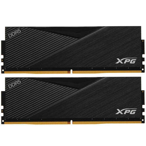 Модуль памяти DDR5 64GB (2*32GB) ADATA AX5U6000C3032G-DCLABK XPG Lancer PC5-48000 6000MHz CL30 heatsink 1.35V