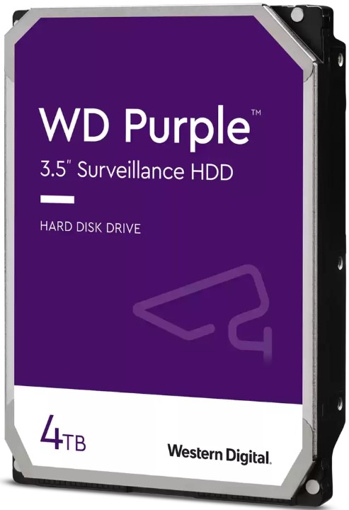 Жесткий диск 4TB SATA 6Gb/s Western Digital WD43PURZ WD Purple 3.5 5400rpm 256MB