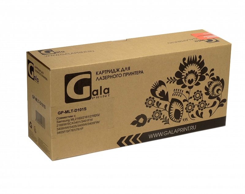Картридж GalaPrint GP_MLT-D101S_New chip для принтеров Samsung ML-2160/ML-2162/SCX-3407/SF-760/SCX-3405FW/SF-760P (для аппаратов, выпущенных после 01.