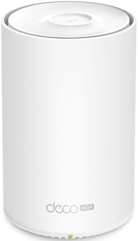 Роутер TP-LINK Deco X20-4G(1-pack) 4G+ AX1800 Whole Home Mesh Wi-Fi 6 Router, Build-In 300Mbps 4G+ LTE Advanced Modem