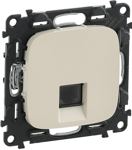 Розетка Legrand 753838 Valena ALLURE DIY, ТЛФ 1-ая (RJ11), слоновая кость