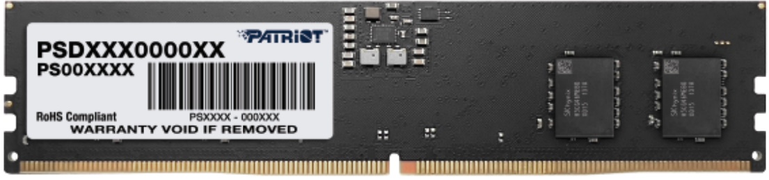 Модуль памяти DDR5 16GB Patriot Memory PSD516G56002 Signature Line PC5-44800 5600MHz CL46 1.1V UDIMM