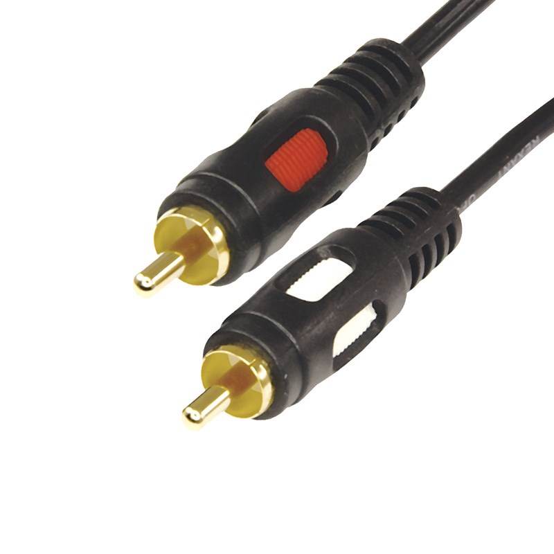 Кабель Rexant 17-0148 2RCA Plug - 2RCA Plug, 10м (GOLD)