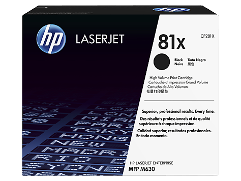 Картридж HP 81X CF281X для LaserJet Pro MFP M630dn/f/h/z (25000стр.) чёрный