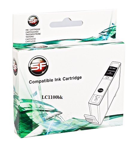 Картридж SuperFine SF-LC1100bk для BROTHER LC11/LC16/LC38/LC61/LC65/LC67/LC980/LC1100BK(high capacity)   black 28 ml SuperFine
