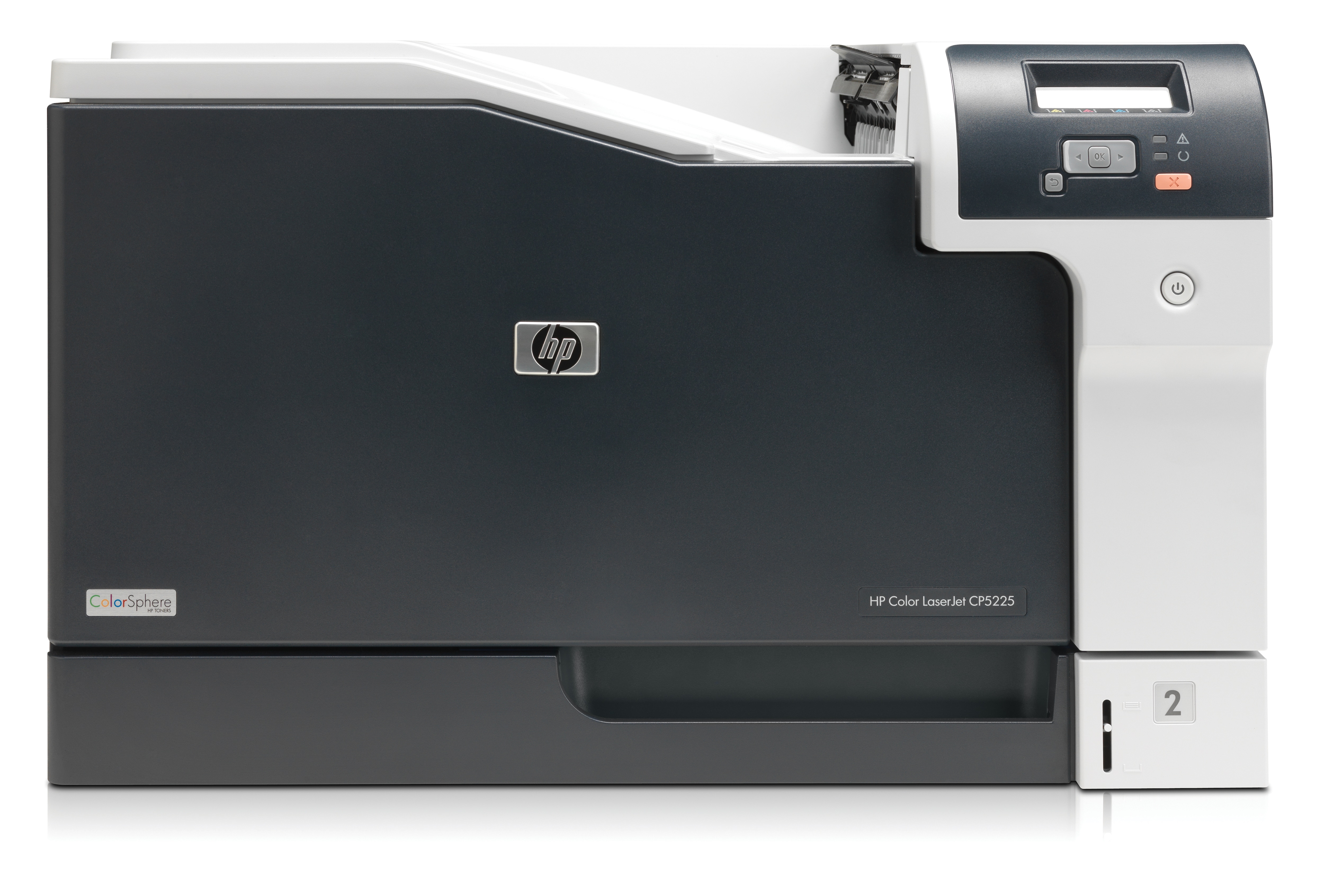 Лазерные цветные Принтер HP Color LaserJet Professional CP5225n CE711A A3, 600dpi, 20(20)ppm, 192Mb, 2trays 250+100, USB/LAN