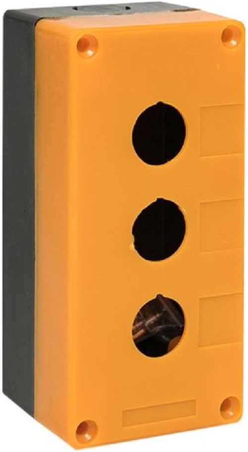 Корпус EKF cpb-103-o КП103 пластиковый 3 кнопки желтый