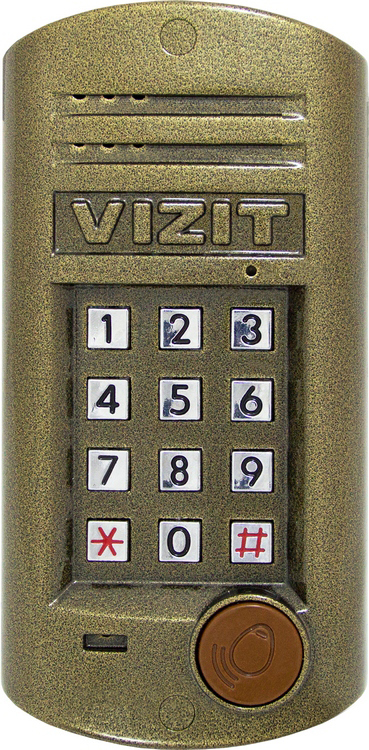 Блоки вызова домофона Вызывная панель VIZIT БВД-315F (блок вызова) для совместной работы с БУД-302М(S20,-S80), -430М(S), -485(P,M), накладной монтаж