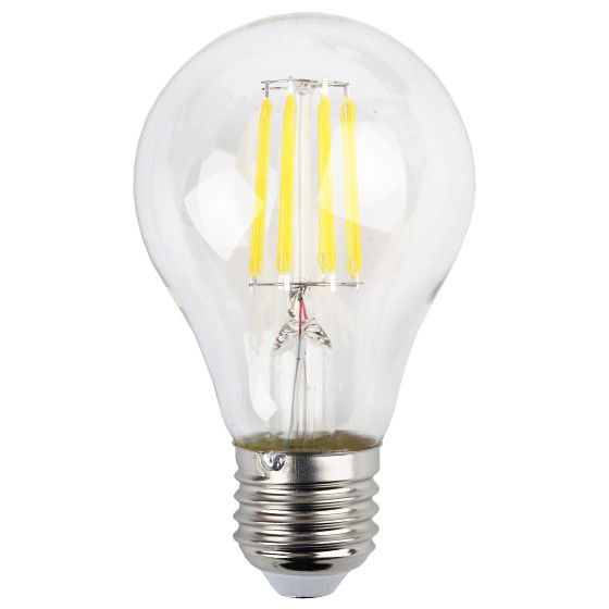 Лампа светодиодная ЭРА Б0043434 F-LED A60-9W-840-E27 (филамент, груша, 9Вт, нейтр., Е27)