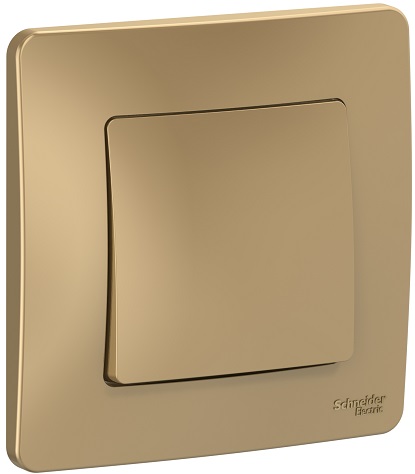 Выключатель Schneider Electric BLNVS010104 1-клавишный, 10А, 250B Титан внутр