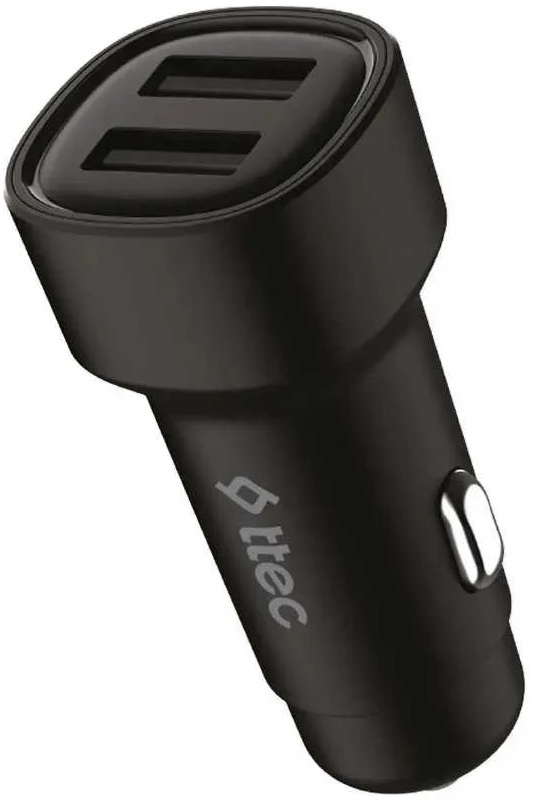Зарядное устройство автомобильное TTEC 2CKS31S Duo 3.1A, USB-А, цвет: черный