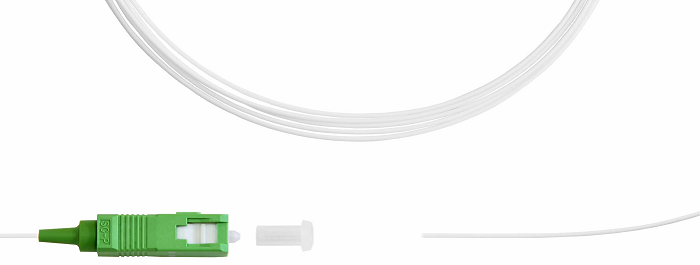 Пигтейл TELCORD ШОС-0.9-PT-SC/A-SM(A2)-1.5м-LSZH-YL SC/APC, SM(G.657.A2), 0.9мм, LSZH, 1.5м