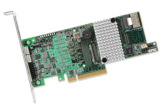 Контроллер SAS LSI 9271-4i SGL LSI00328  / L5-25413-17 MegaRAID (PCI-E 3.0, LP, SAS6G, RAID , 4port,1GB onboard,Каб.отдельно)