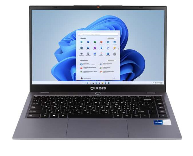 Ноутбук Irbis 14NBP3003P i5-1240P/16GB/512GB SSD/Iris Xe graphics/14 FHD IPS/WiFi/BT/cam/Win11Pro/grey