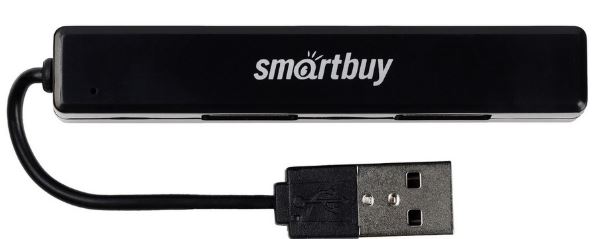 Разветвитель SmartBuy SBHA-408-K 4 порта, чёрный (1/5)