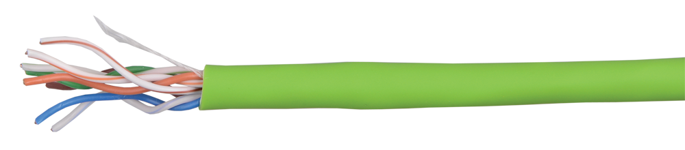 Кабель витая пара UTP 5e кат. 4 пары ITK LC1-C5E04-122 24AWG solid, LSZH, 305м, зеленый