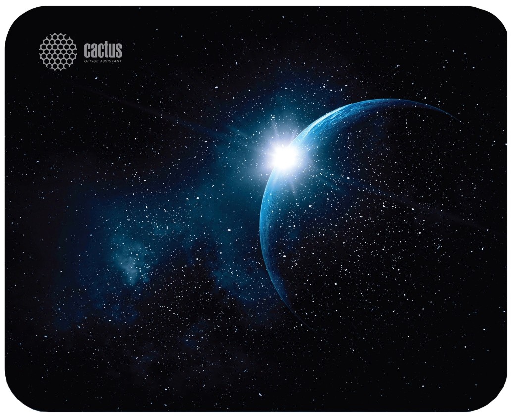 Коврик для мыши Cactus CS-MPC-P04XS Space рисунок 220x180x2мм