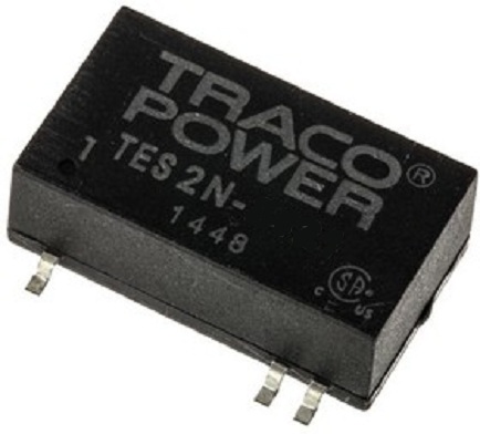 Преобразователь DC-DC модульный TRACO POWER TES 2N-2411 Монтаж: на плату, SMD; P вых: 2 Вт; #: 1; U вх: 18...36 В; Выход: 5 В; Защита: КЗ