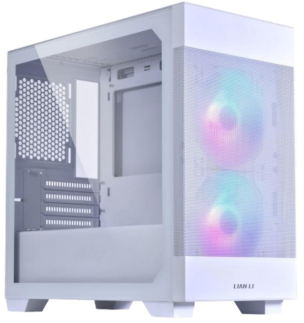Корпуса Lian Li  Xcom-Shop Корпус mATX Lian Li Lancool 205M Mesh G99.OE744MS.10R white, без БП, окно из закаленного стекла, 2*USB 3.0, аудио