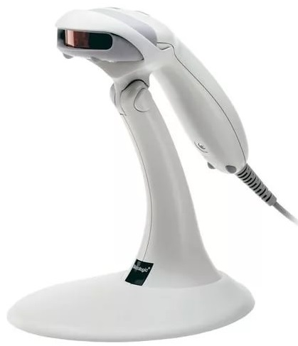 Сканер Honeywell Voyager MS9520 MK9520-77A47  KBW, ручной, лазерный, 1 плоскость, светло-серый, подставка, 72л/с (ex. Metrologic)
