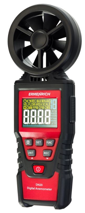 Анемометр Ermenrich 82972 цифровой Seek DN20