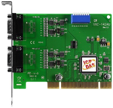 Плата ICP DAS VXC-142AU CR Universal PCI Bus, 2-port RS-422/485 Communication Board