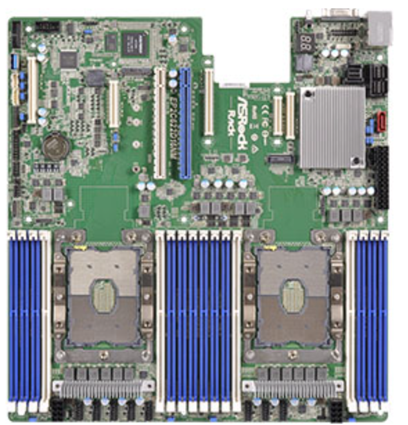 Материнская плата SSI EEB ASRock EP2C622D16NM (2*LGA3647, C622, 16*DDR4 (2933), 12*SATA 6G, M.2, 2*PCIE, Glan, D-Sub, 2*USB 3.2)