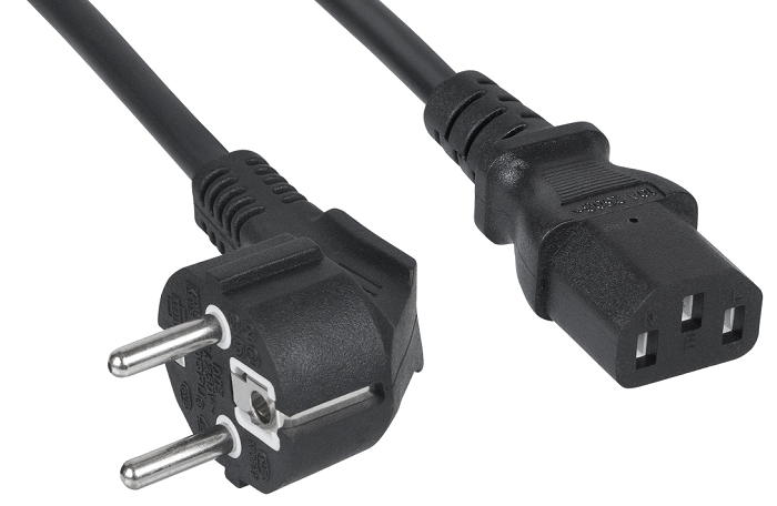 Кабели питания Кабель питания Cabeus PC-186-VDE-3M (Schuko+C13) (3x0.75), 3 м