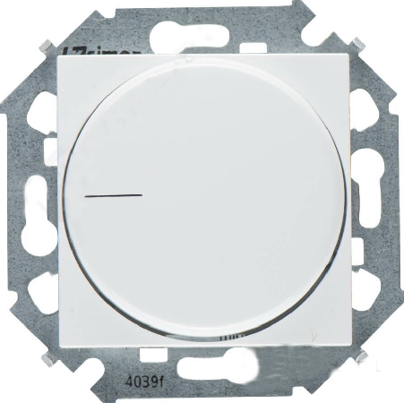 Светорегулятор Simon 1591796-030 Simon 15 Белый поворотный для регулируемых LED ламп 230В, 5-215Вт,винт.зажим