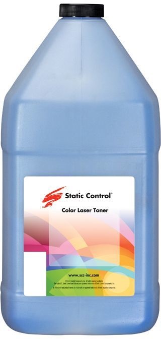 Тонер Static Control HM775-1KG-COS голубой флакон 1000гр. для принтера HP CLJ Enterprise 700 M775/CP5520/CP5525/M750; CLJ Pro CP5225