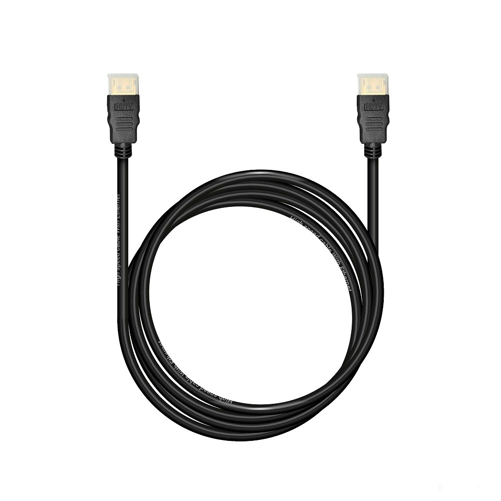 Кабель интерфейсный HDMI-HDMI BION BXP-CC-HDMI4L-045 v1.4, 19M/19M, 3D, 4K UHD, Ethernet, CCS, экран, позолоченные контакты, 4.5м, черный