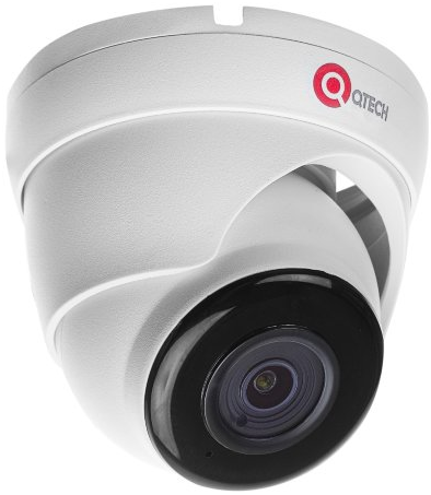 Видеокамера QTECH QVC-AC-202VR (2.8) уличная купольная мультиформатная (4 в 1) 2МП, 1/2.9 Progressive CMOS, фикс. объектив: 2.8мм(96°), дальность ИК: