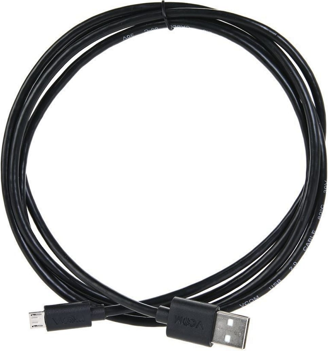 Кабель интерфейсный VCOM VUS6945-1.8M USB 2.0 Am=> micro-B 5P, 1.8м, черный
