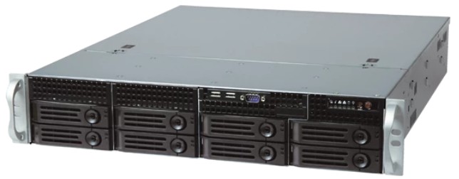 Корпус серверный 2U Ablecom CS-R25-41P 550W, 8*3.5 HS, 2*USB 2.0
