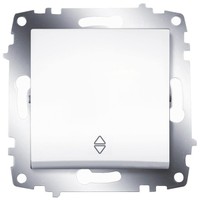 Переключатель ABB 619-010200-209 Cosmo одноклавишный, 10А, 250В, IP20 (сх. 6) (белый)
