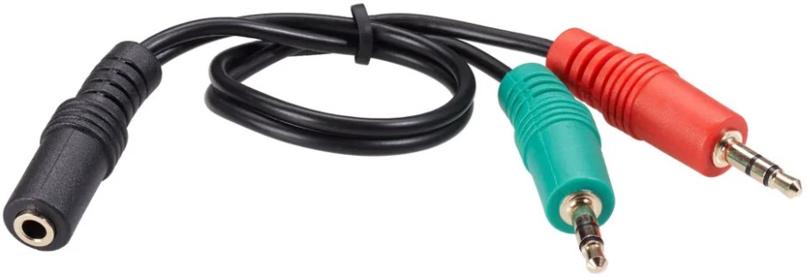Разветвитель Telecom TAV4365-0.2M 2*3.5 ST(M)/3.5 ST (F)
