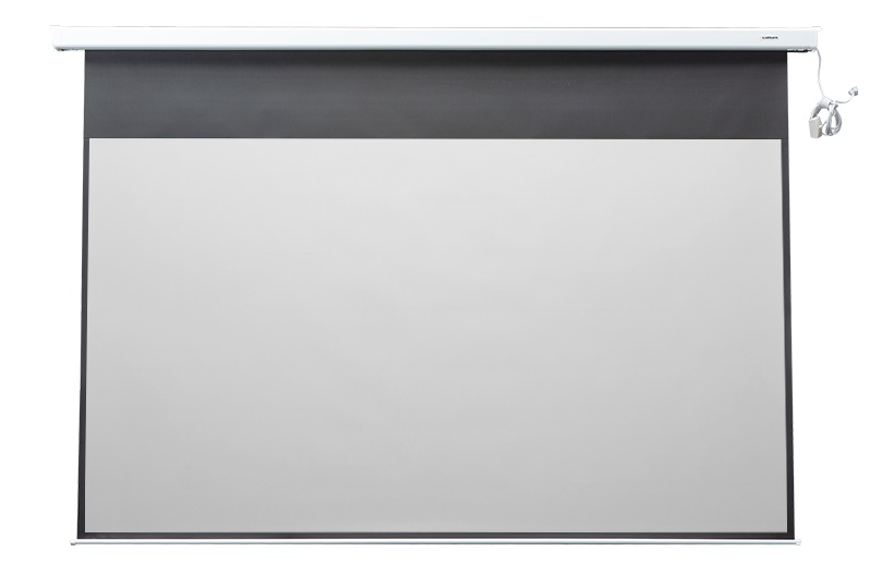 Экран Lumien LMC-100213 Master Control 163х220 см, 95, High Contrast черн. кайма сверху 40 см 16:9