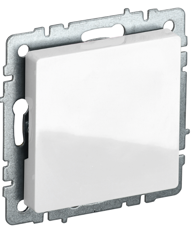 Заглушка с суппортом IEK BR-PL10-K01 BRITE МЗ10-БрБ Белый
