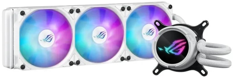  Система охлаждения жидкостная ASUS ROG Strix LC III 360 ARGB White Edition 90RC00T2-M0UAY0 LGA 1700/1200/115x/AM5/AM4 (3*120mm fan, 800-2200rpm, 70.38