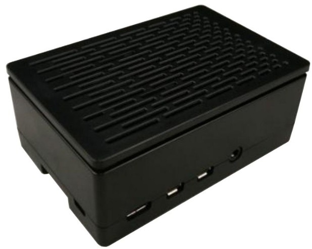  Корпус ACD RA509 Black ABS Case (Install 3010/3007 Fans or 3.5 Inch Touch Screen), совместим с креплением VESA Mount, for Raspberry PI 4B