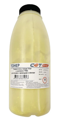 Тонер CET TF8D CET7498Y232 /носитель для CANON iRC3025/3025i/3020 (Japan) Yellow, 232г/бут