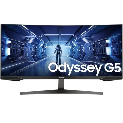 Монитор 34 Samsung Odyssey G5 LC34G55TWWIXCI VA LED изогнутый 21:9 3440x1440 1ms 2500:1 250cd 178/1