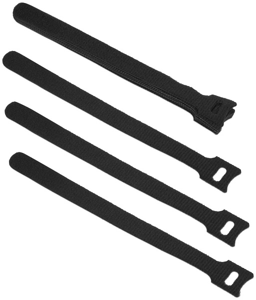 180mm  Xcom-Shop Хомут Cabeus CLAMP-180-BK для кабеля, липучка с мягкой застежкой, 180x14 мм, черный (10 шт.)