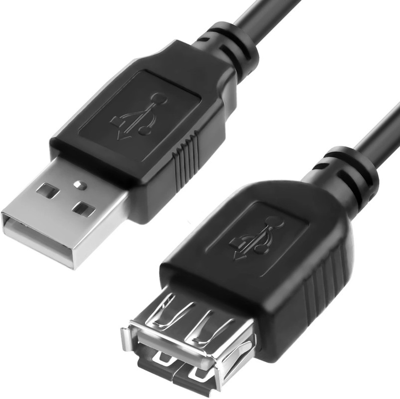 МФУ 4PH 4PH-R90007 Удлинитель 2.5m USB 2.0, AM/AF, черный