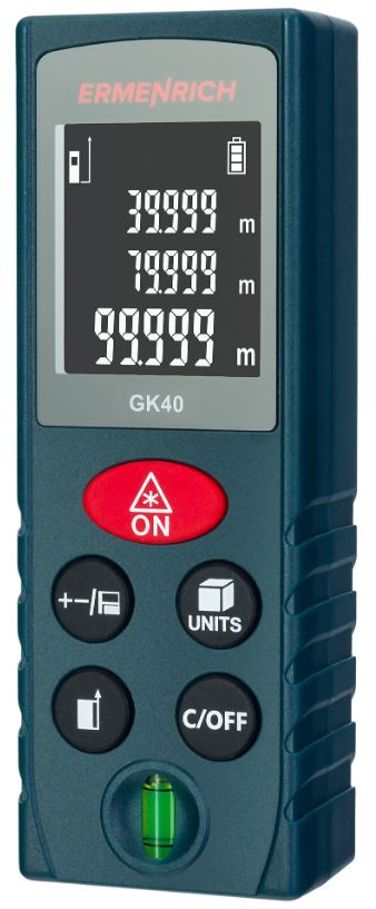 Рулетка Ermenrich 83079 лазерная Reel PLUS GK40