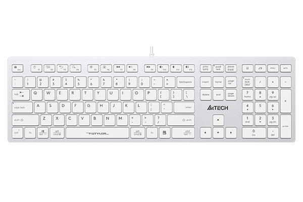 Клавиатура A4Tech Fstyler FX50 белый USB slim Multimedia (1678040)