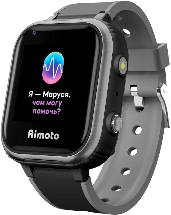 Часы KNOPKA Aimoto Маруся IQ 4G 1.44, IPS 240х240 пикс, чёрные