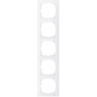 Рамка Schneider Electric MTN4050-3619 Merten M-Pure 5-постовая (полярно-белый)