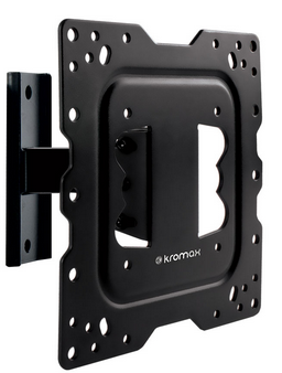 Кронштейн настенный Kromax DIX-16 Kromax_20204 22-55, макс. 30кг, поворот и наклон, черный
