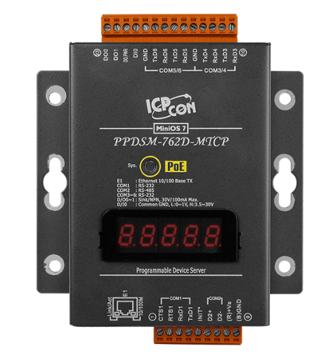 Преобразователь ICP DAS PPDSM-762D-MTCP CR PPDS-762D-MTCP CR with Metal Case